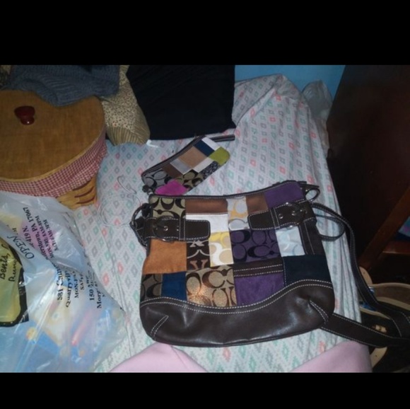 Coach purse & wristlet - Picture 1 of 2